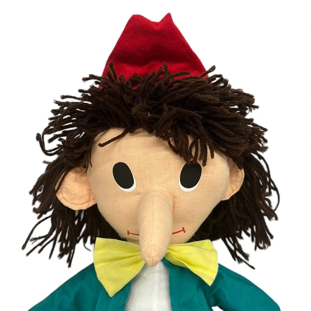 Vintage Pinocchio 31” Plush Collectible Stuffed Doll Museum of Fine Arts Boston